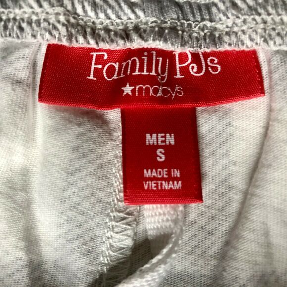 Holiday Family PJs White and Grey Buffalo Check 2 Piece Set - Size Small - Picture 11 of 12